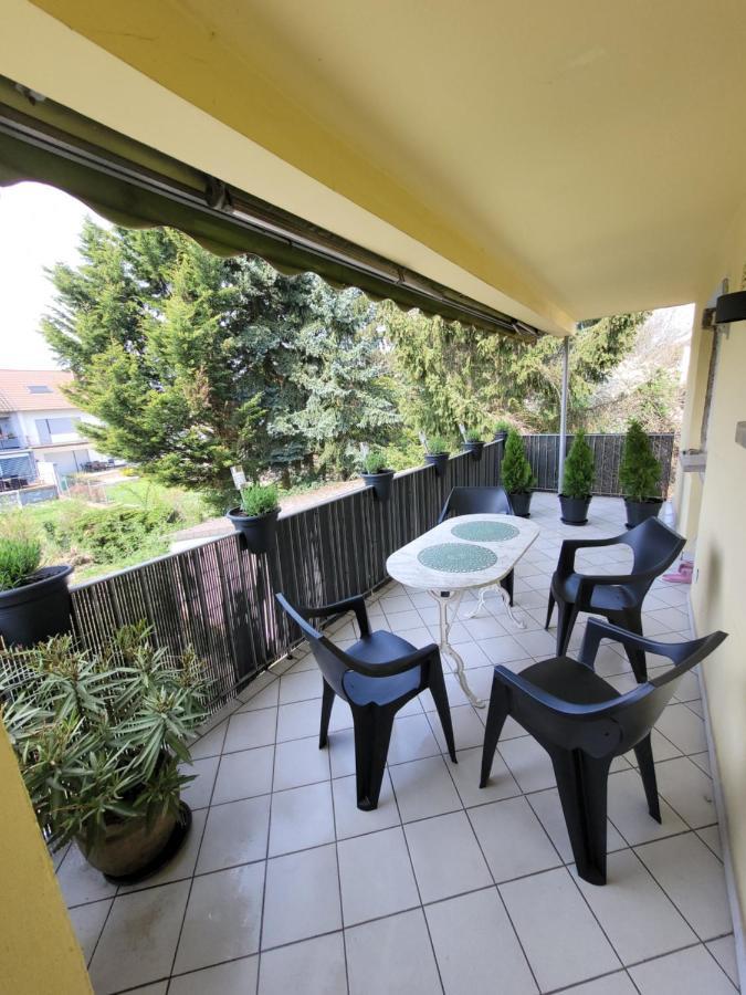 Ferienwohnung Anna Oftersheim Schwetzingen Hockenheim 3 Zimmer Mit Balkon Exterior photo